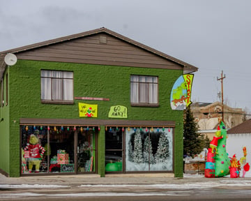 Whoville & Grinch House
